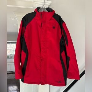 Spyder Vibrant Red and Black Ski Jacket